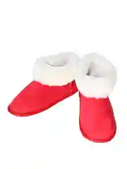 Красный чуни женские, домашние