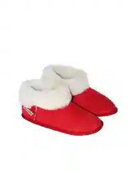 Красный чуни женские, домашние