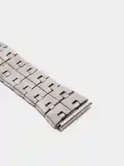 Серый металлик литой браслет для часов, ширина 24 мм, 26 мм