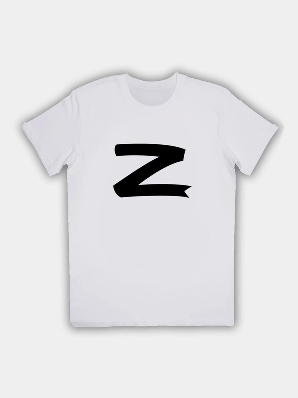 Футболка унисекс, белая, с принтом "Z"