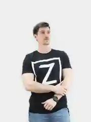 Черный мужская футболка "Z", "V", черная
