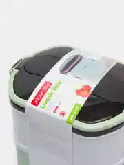 Зеленый ланч бокс двойной