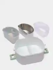 Зеленый ланч бокс двойной