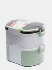Зеленый ланч бокс двойной