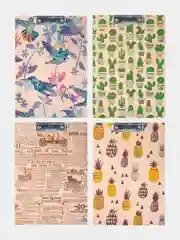 Планшет с зажимом Berlingo Craft, А4, крафт-бумага, разные виды