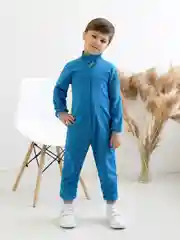 Бирюзовый флисовый комбинезон. Утенок