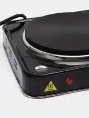 Плитка электрическая Luazon LHP-002, 1 конфорка, 1000 Вт, нагреватель диск, чёрная
