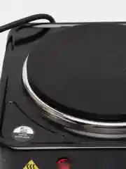Плитка электрическая Luazon LHP-002, 1 конфорка, 1000 Вт, нагреватель диск, чёрная
