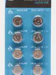 Батарейка алкалиновая (щелочная) LuazON, LR44, AG13, блистер, 10 шт
