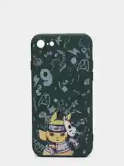 Лесной зеленый чехол силиконовый Pokemon "Пикачу" для iPhone 7/8 Plus/XS/XR/SE Max/11/12 Pro Max/13