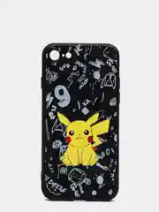 Индиго чехол силиконовый Pokemon "Пикачу" для iPhone 7/8 Plus/XS/XR/SE Max/11/12 Pro Max/13