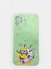 Бирюзовый чехол силиконовый Pokemon "Пикачу" для iPhone 7/8 Plus/XS/XR/SE Max/11/12 Pro Max/13