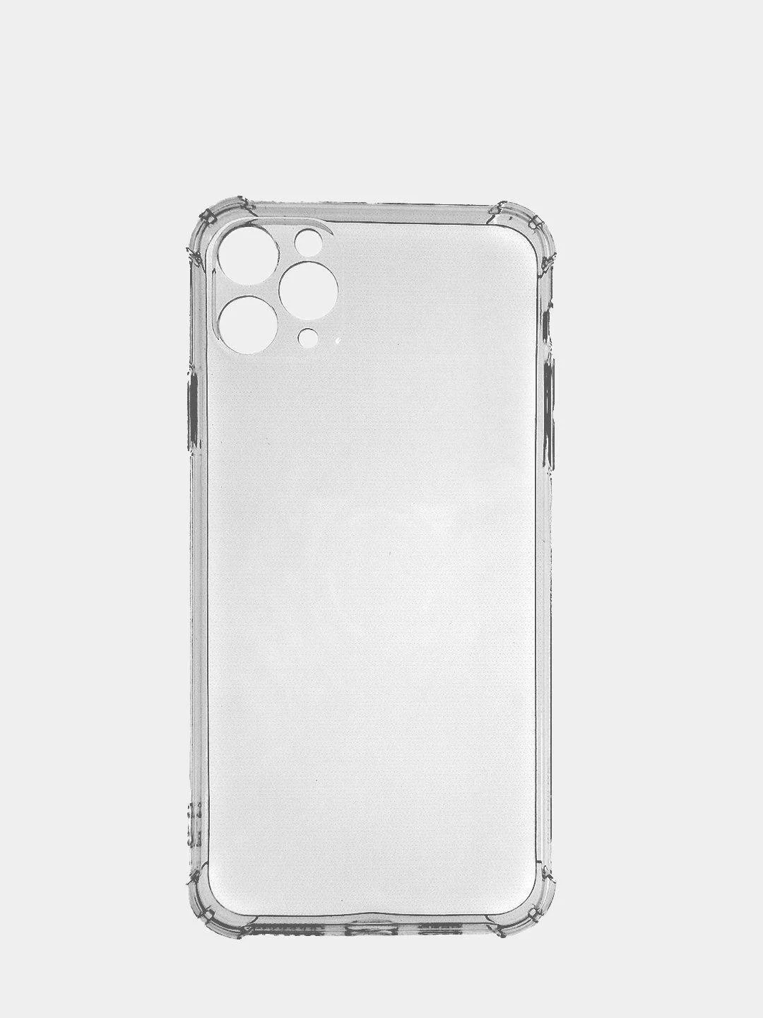Прозрачный противоударный чехол для iPhone 7+, XR, XS, 11, 12, 13 Pro Max, Mini, прозрачный, с защитой камеры
