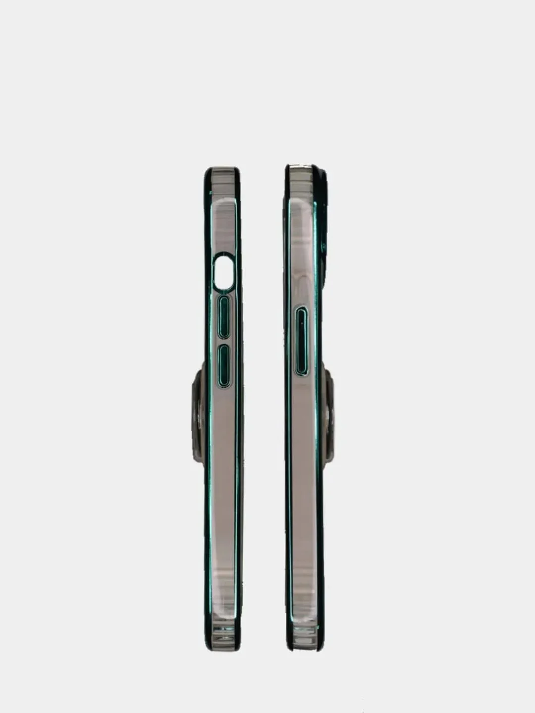 Алый чехол прозрачный силиконовый с кольцом iPhone 13/13 Pro/13 mini/13 Pro Max, защитный