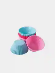 Формы для выпечки силиконовые, 6 штук, разные цвета