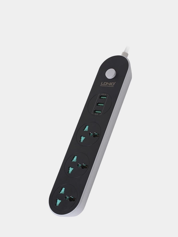 Сетевой фильтр SC3301 LDNIO на 3 розетки + 3 USB 3.1A 1.6M