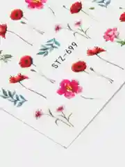 Коралловый наклейки для маникюра ногтей, слайдеры