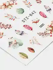 Прозрачный наклейки для маникюра ногтей, слайдеры