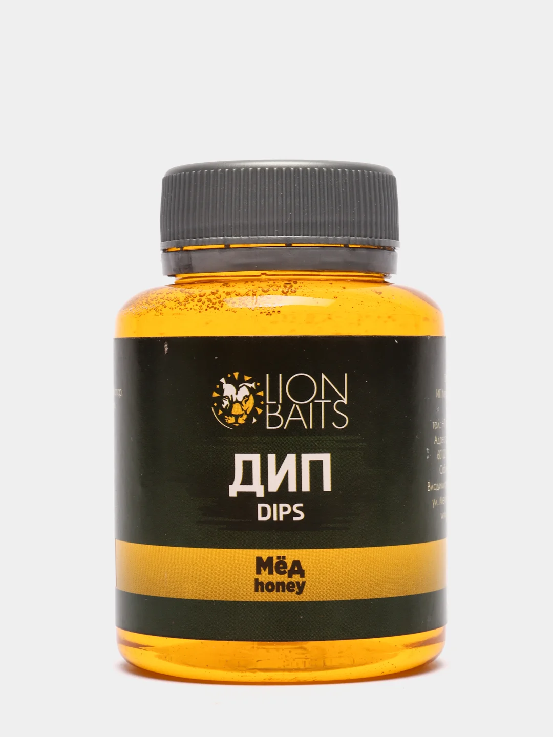 Дип Dips LION BAITS Мед Honey 130 мл
