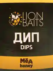 Дип Dips LION BAITS Мед Honey 130 мл