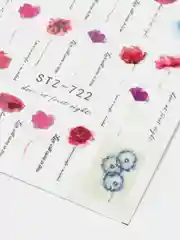 Фуксия наклейки для маникюра ногтей, слайдеры