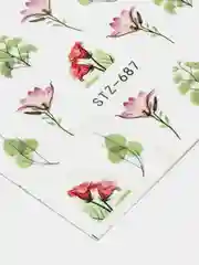 Белый наклейки для маникюра ногтей, слайдеры