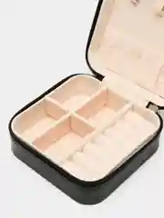 Черный шкатулка для хранения ювелирных украшений