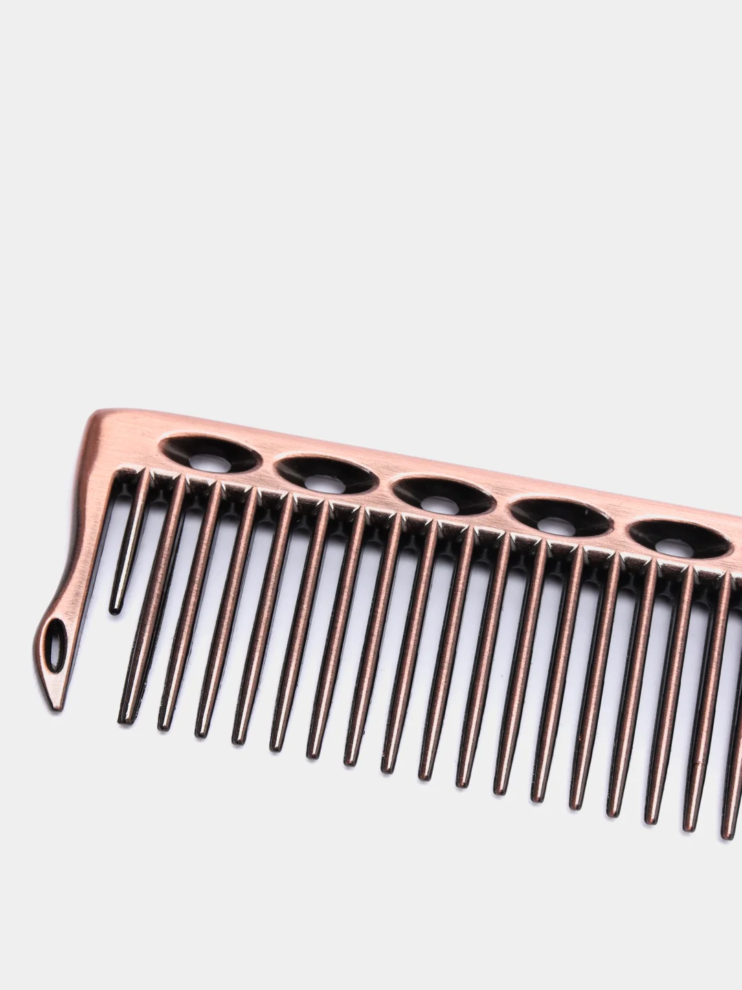 Медный металлическая расческа Gera Professional для стрижки, 20 см