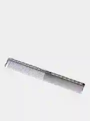 Серебряный металлическая расческа Gera Professional для стрижки, 20 см