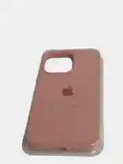 Кораллово-розовый чехол для iPhone 13, Pro, Max, Silicone закрытый низ с логотипом