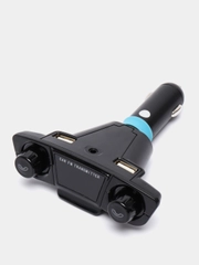 Автомобильный FM трансмиттер Car M20 Bluetooth 5.0 с 2*USB, функцией зарядки и микрофоном