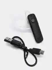 Черный bluetooth-гарнитура
