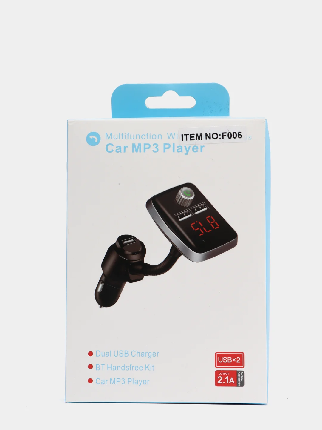 Автомобильный FM трансмиттер Car M3P Bluetooth с функцией зарядки