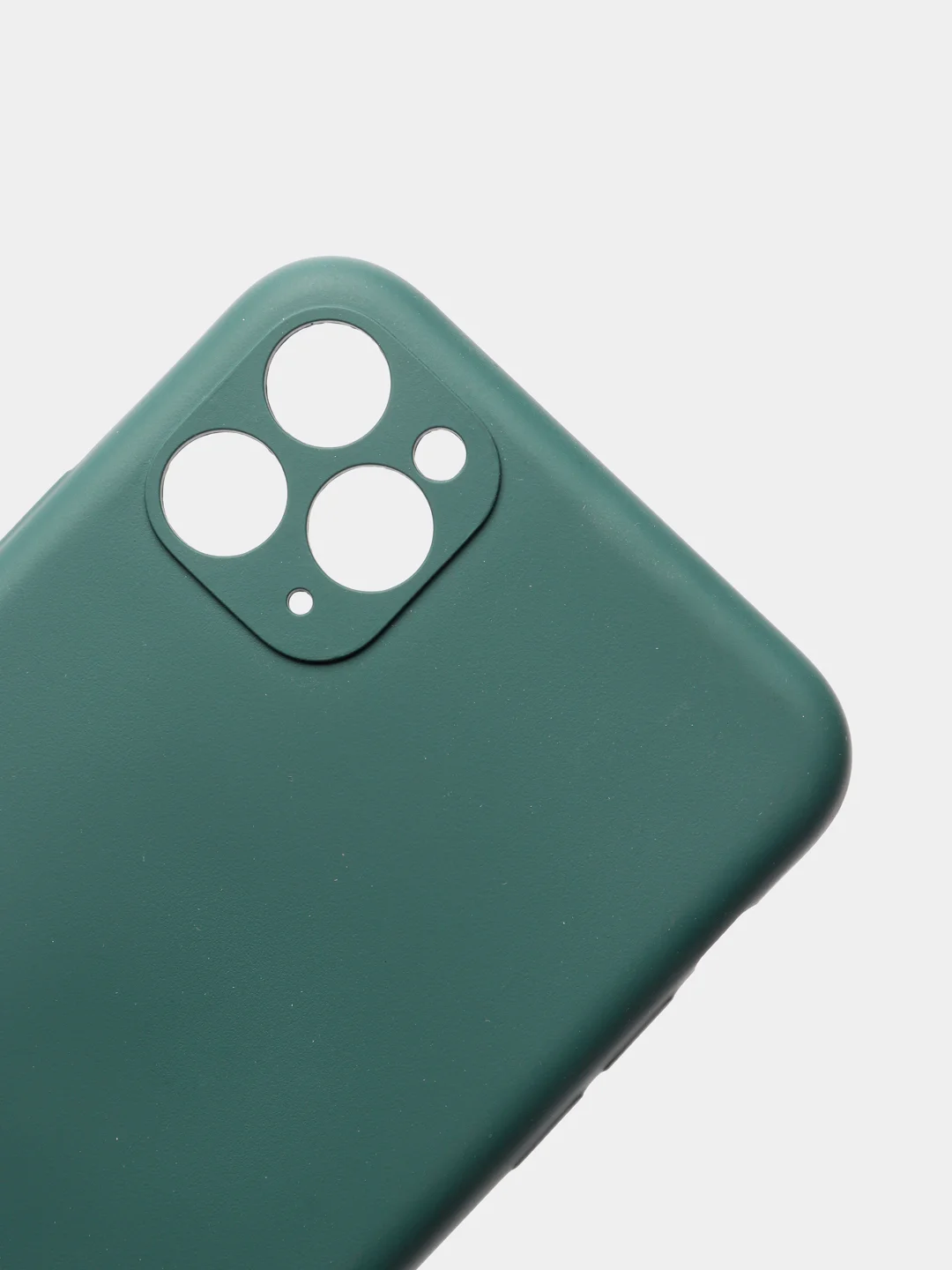 Зеленый чехол силиконовый на iPhone 11 Pro Max
