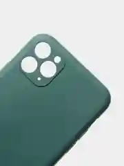 Зеленый чехол силиконовый на iPhone 11 Pro Max