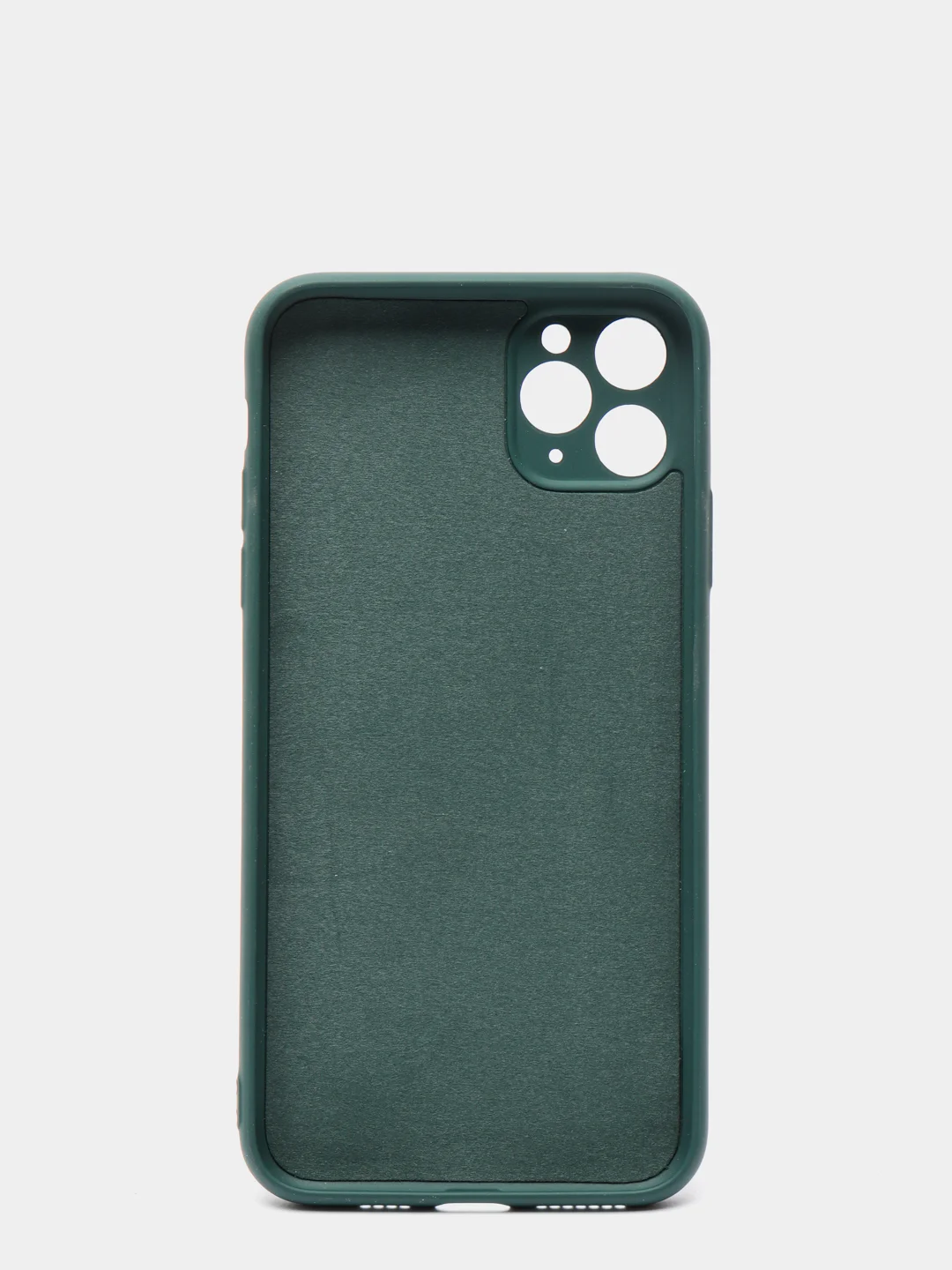 Зеленый чехол силиконовый на iPhone 11 Pro Max