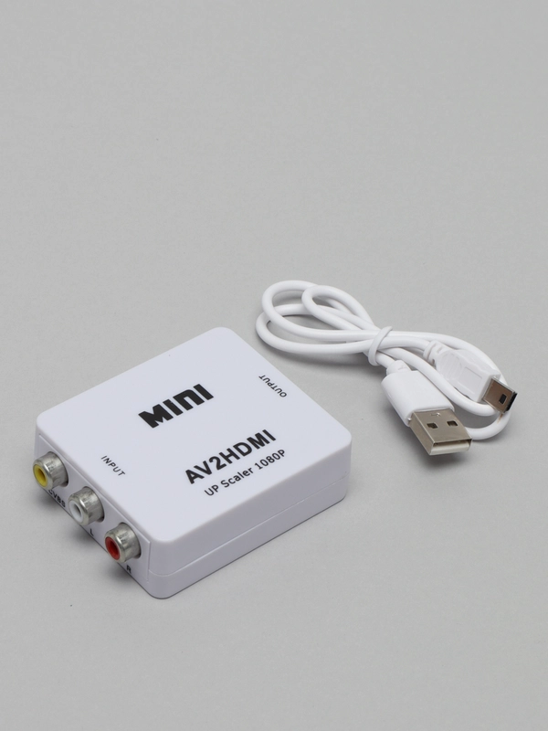 Конвертер адаптер MINI AV (тюльпан) на HDMI