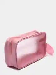 Розовый косметичка дорожная Washbag, водонепроницаемая, белая, розовая, размеры S, L