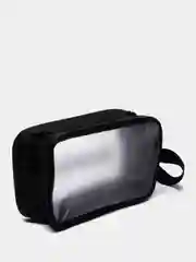 Черный косметичка дорожная Washbag, водонепроницаемая, белая, розовая, размеры S, L
