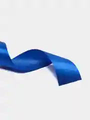 Синий лента атласная, 5 см х 22 м