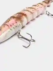 Коралловый воблер рыболовный 8 сегментный, 12,5 см, 21,5 г