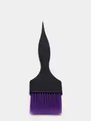 Фиолетовый кисть для окрашивания Gera Professional Идеал, белая щетина, цвет черный
