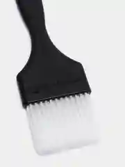 Белый кисть для окрашивания Gera Professional Идеал, белая щетина, цвет черный