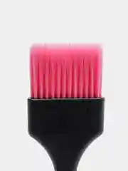 Розовый кисть для окрашивания Gera Professional Идеал, белая щетина, цвет черный