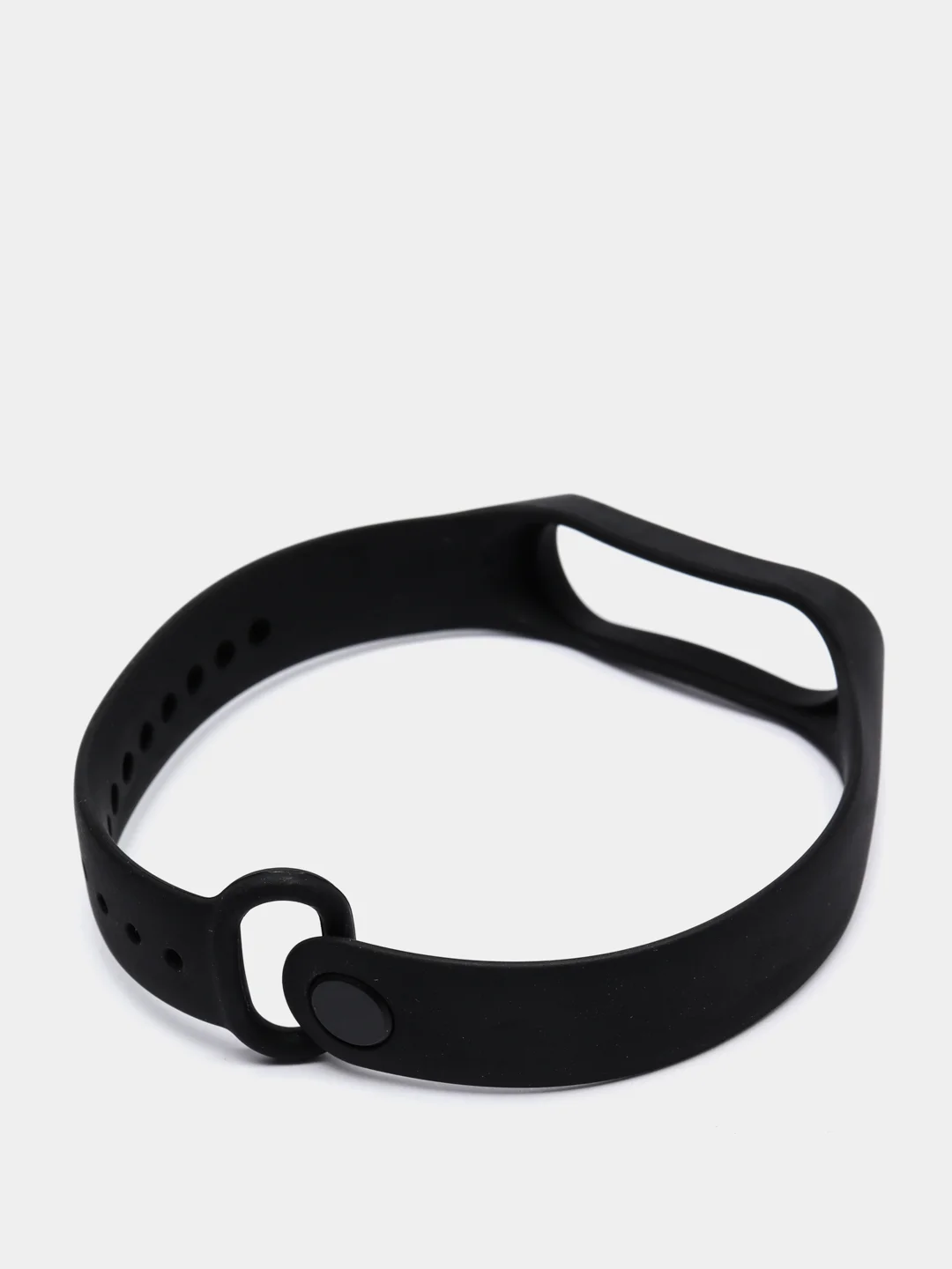 Черный силиконовый ремешок Xiaomi Mi Band 3, Mi Band 4