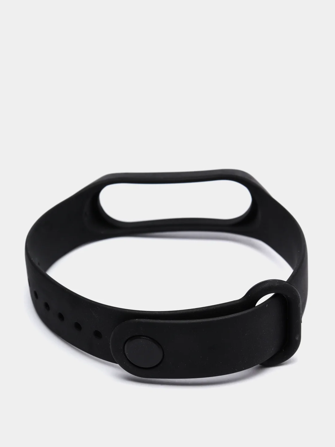 Черный силиконовый ремешок Xiaomi Mi Band 3, Mi Band 4
