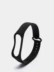 Черный силиконовый ремешок Xiaomi Mi Band 3, Mi Band 4