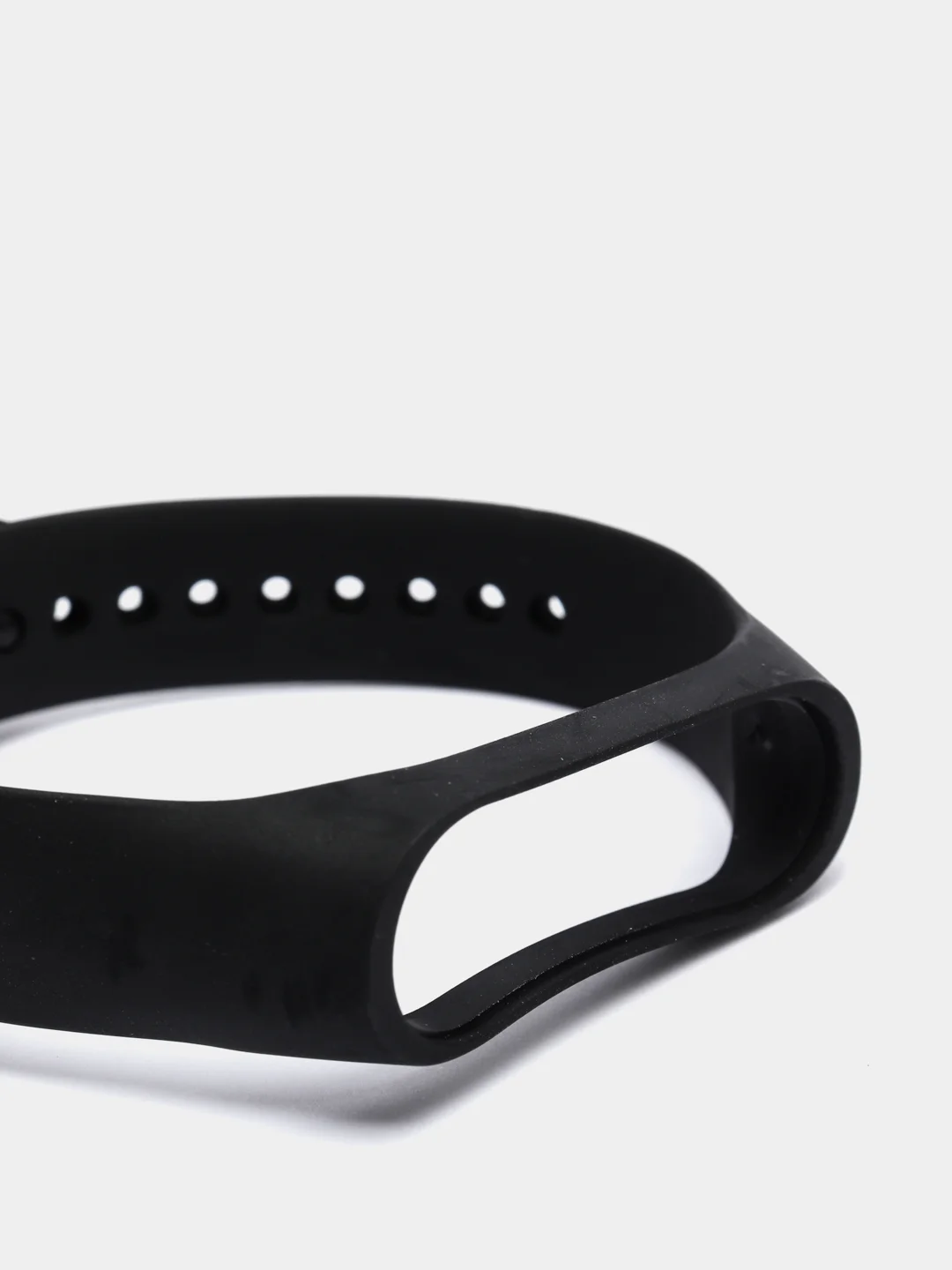 Черный силиконовый ремешок Xiaomi Mi Band 3, Mi Band 4