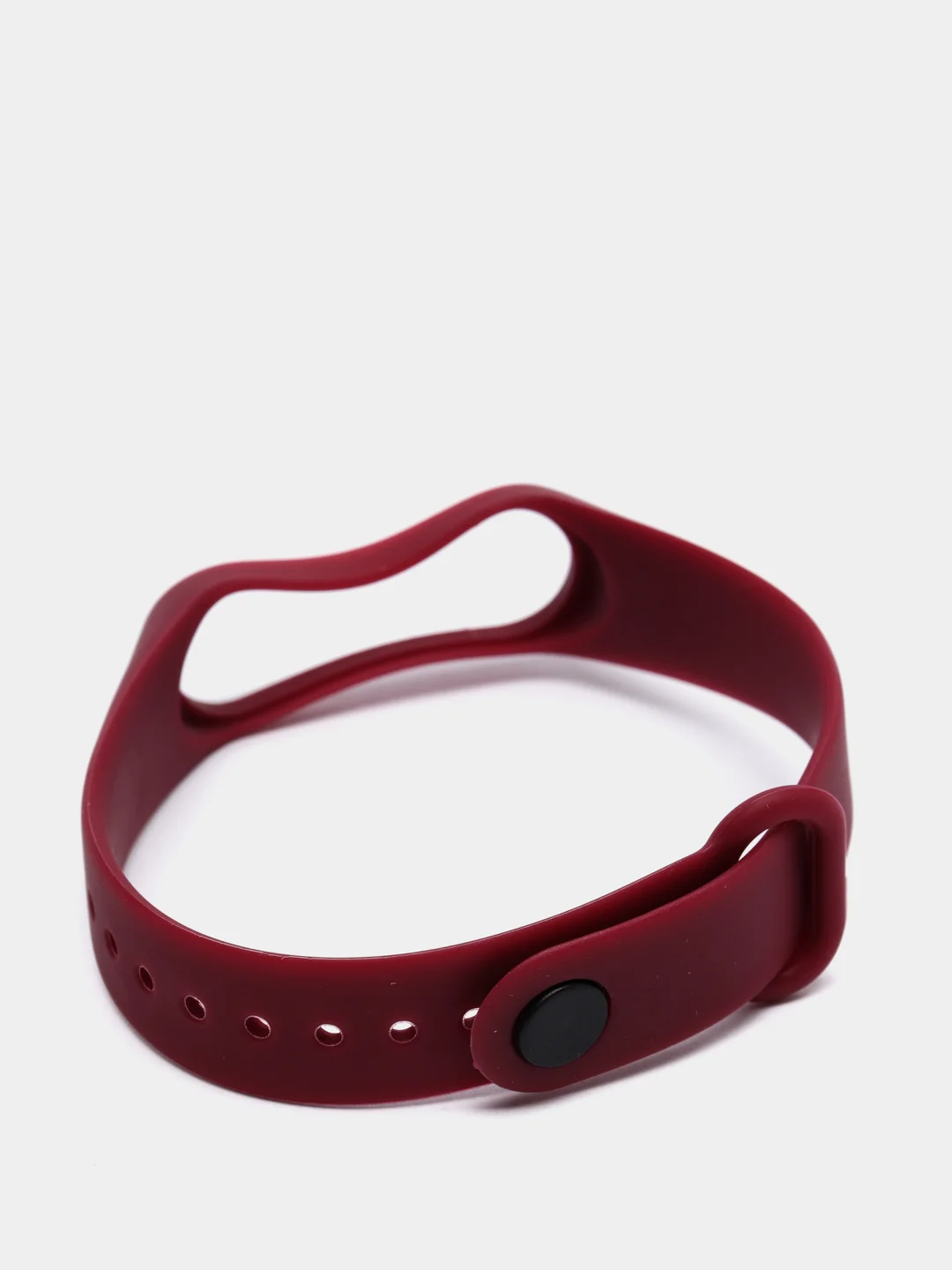 Бордовый силиконовый ремешок Xiaomi Mi Band 3, Mi Band 4
