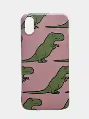 Оливковый чехол для iPhone 6/6plus, 7-8 / 7-8plus "Животные"
